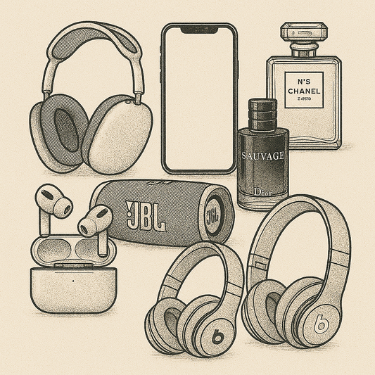 PACK APPLE+PERFUMES+JBL+DYSON